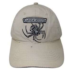 Spiderwire Nothing Gets Away Slideback Hat Beige One Size Embroidered
